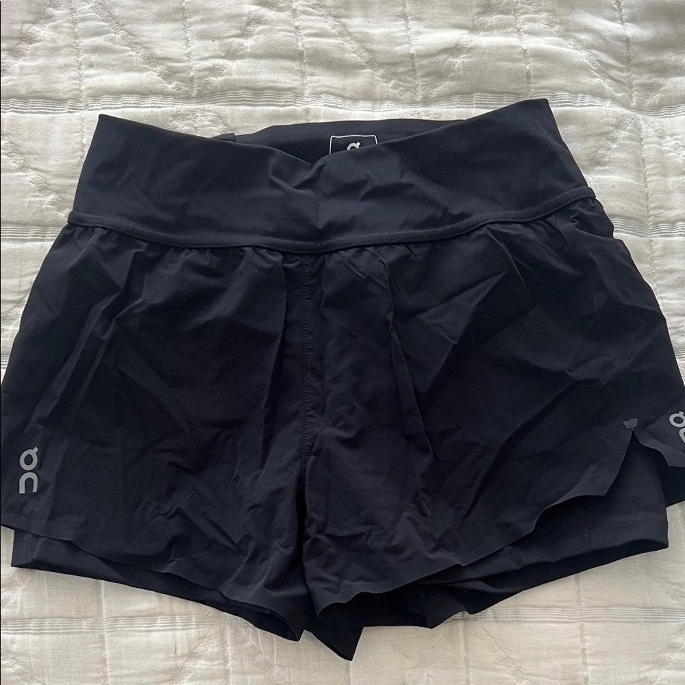 On Running Women's Athletic Shorts in Black